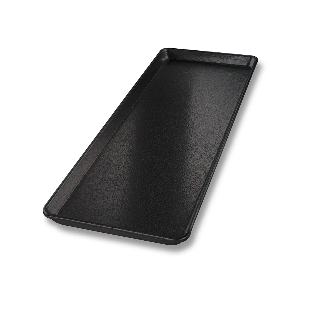 Chicago Metallic Bakeware 40926 - Display Tray 8‑11/16" x 24‑7/16" x 15/16", Black Aluminum, USA