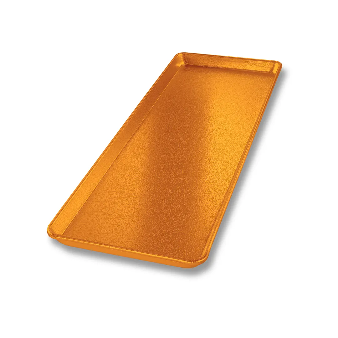 Chicago Metallic Bakeware 40929 - Tray 8 11/16" x 24 7/16" x 15/16", Orange 16‑Gauge Aluminum USA