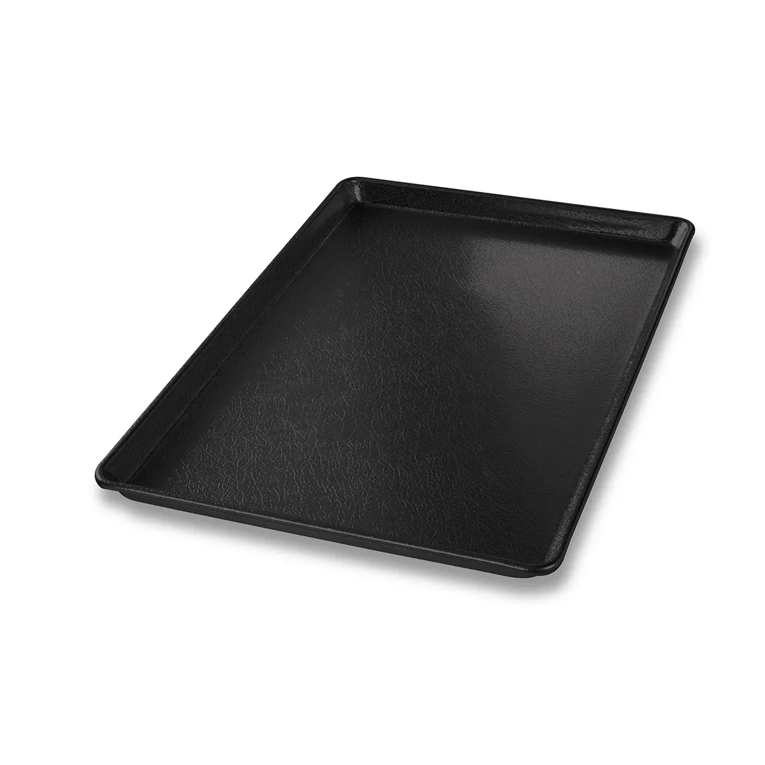 Chicago Metallic Bakeware 40936 - Bakery Display Tray 11‑15/16" x 17‑15/96", Black Aluminum