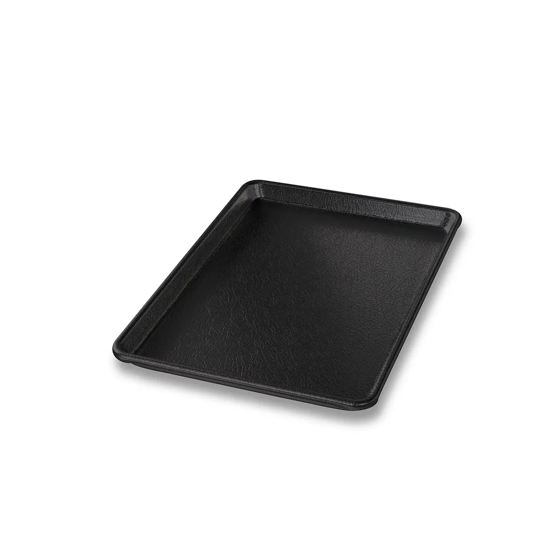 Chicago Metallic Bakeware 40946 - Bakery Display Tray, 9.5" x 13", Black Aluminum