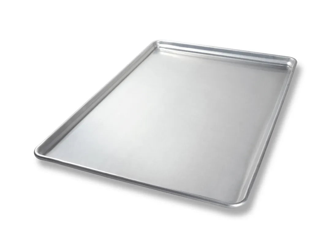 Chicago Metallic 40965 - 18" x 26" Bun/Sheet Pan, 14ga Aluminum, AMERICOAT ePlus Glaze, Stayflat®