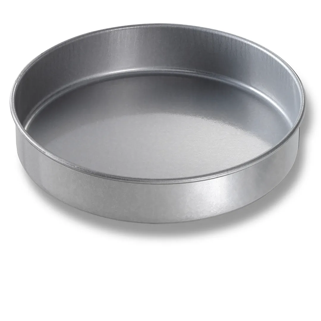 Chicago Metallic 41020 Pizza Pan, 10" x 2" Round, 87 oz, 26‑Gauge Aluminized Steel, USA