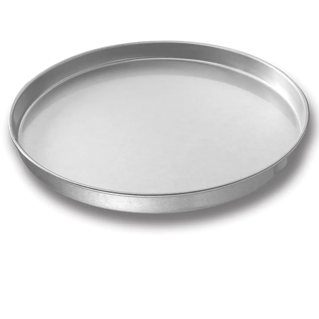 Chicago Metallic Bakeware 41210 Pizza Pan - 12" Round, 62.6 oz, 26‑Gauge Steel, Sided Solid