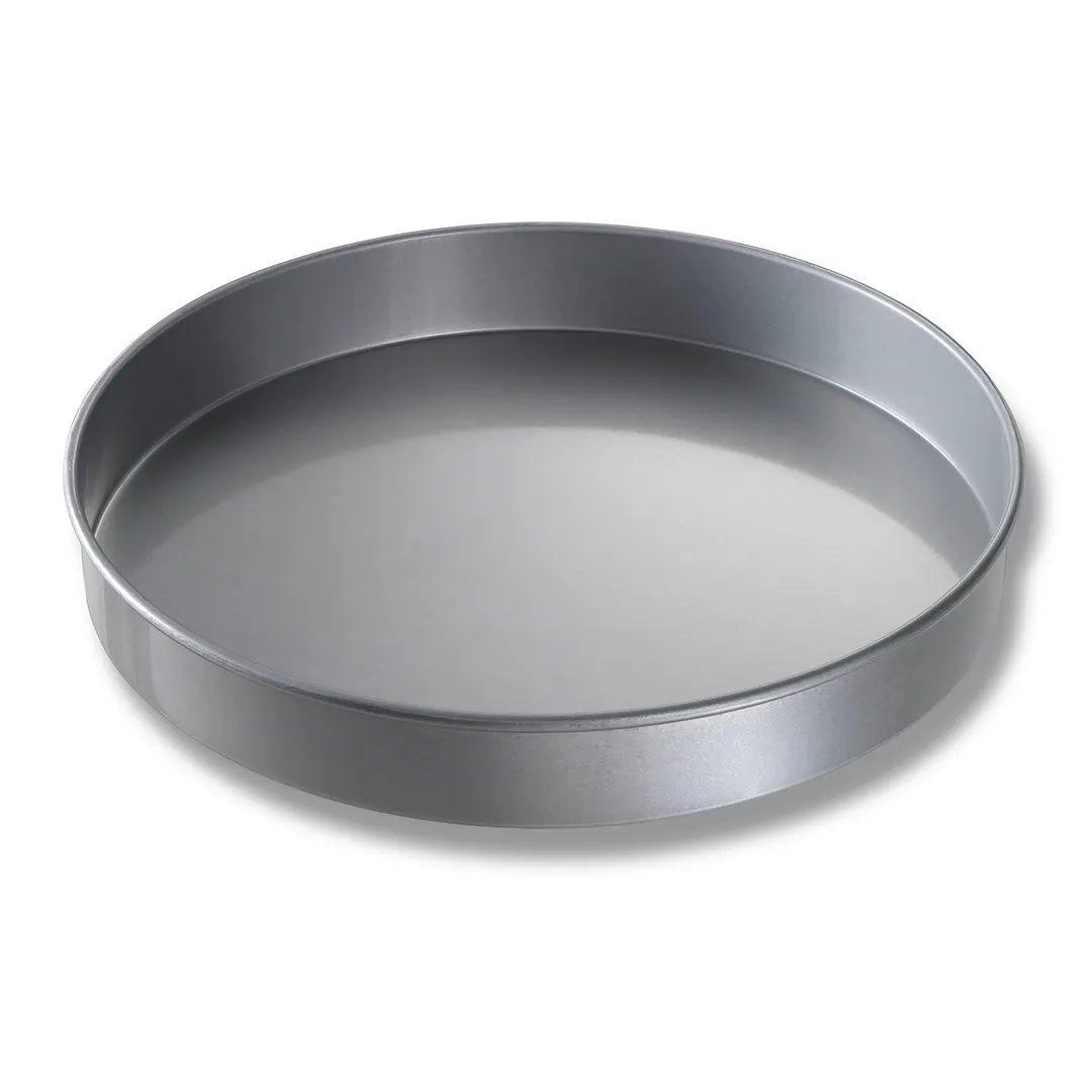 Chicago Metallic Bakeware 41425 - 14" Cake Pan, 2" Deep, Steel, AMERICOAT® ePlus Glaze, Non‑PFAS