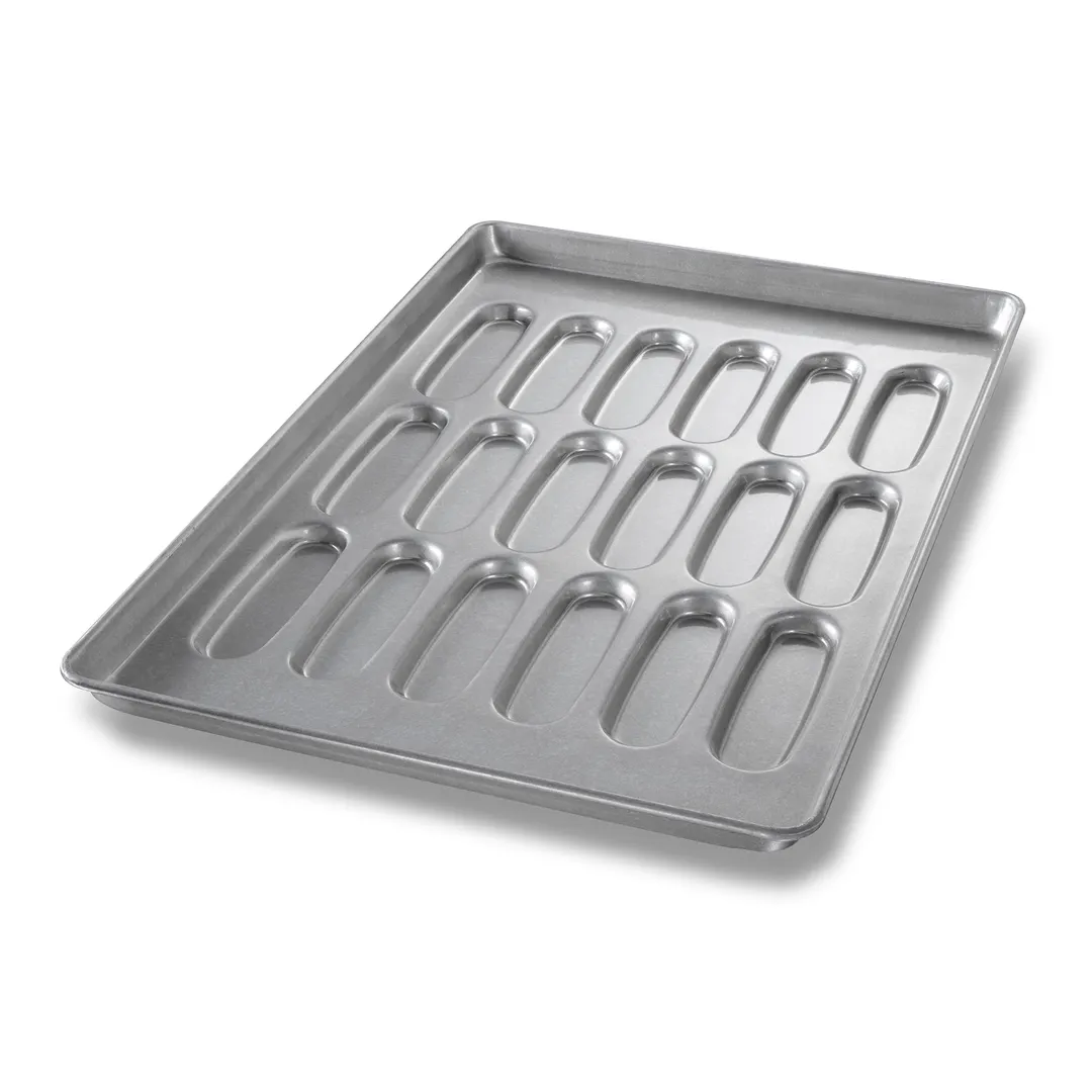 Chicago Metallic 42435 ePAN Bun Pan, 18 Compartments, 17-11/16" x 25-11/16", 26 Gauge Steel