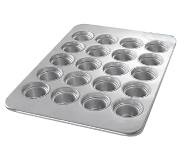 Chicago Metallic Bakeware 44555 Muffin Pan, 17-7/8"x25-7/8", 20 Cup, Steel, ePlus Glaze, Non‑PFAS