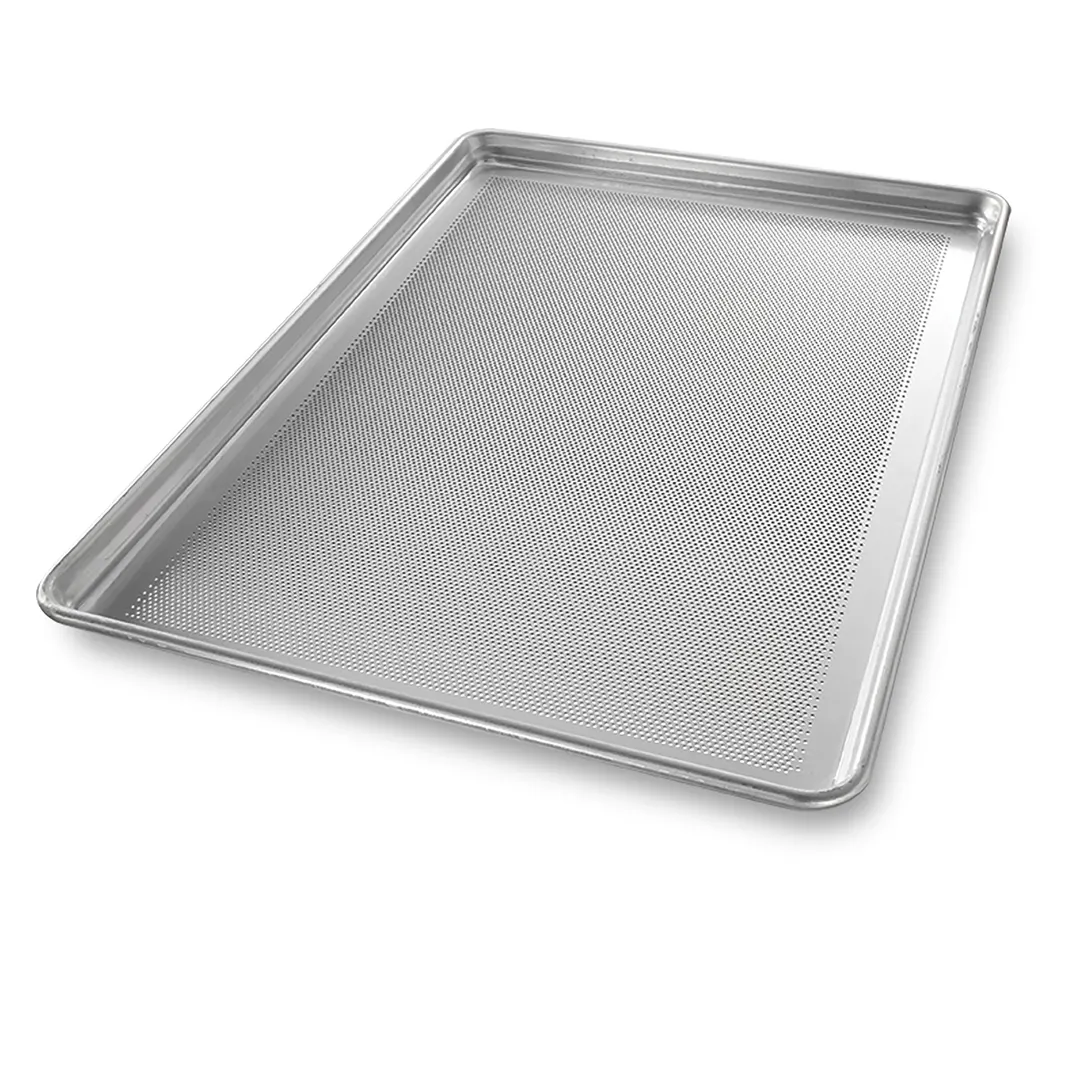 Chicago Metallic 44690 Pan, 17‑7/8" x 25‑7/8" x 1", 16 ga Aluminum, AMERICOAT® Glaze, Non‑PFAS