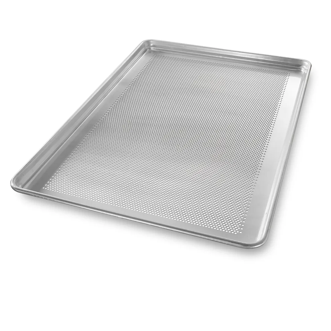 Chicago Metallic Bakeware 44891 Pan, 17‑7/8" x 25‑13/16", 18‑Gauge Perforated Aluminum, Made in USA
