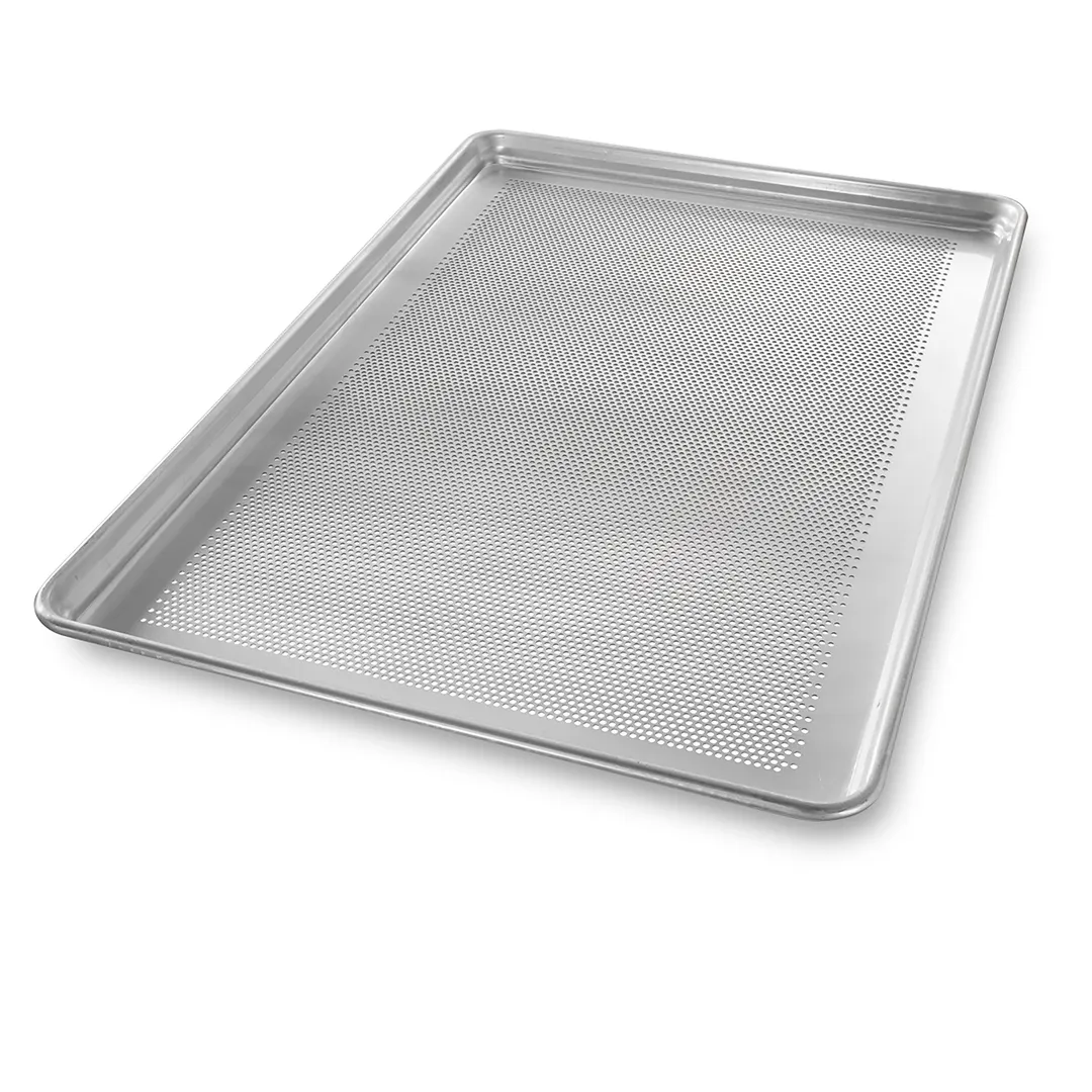 Chicago Metallic Bakeware 44896 Perforated Sheet Pan 17‑7/8" x 25‑13/16" x 1" Aluminum Silicone Glaze
