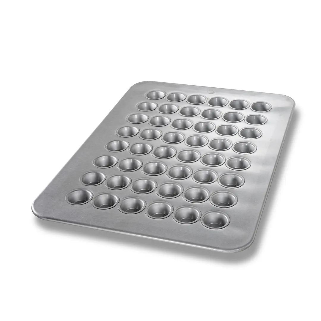 Chicago Metallic Bakeware 45295 Muffin Pan, 1‑7/8" Muffins, 17‑7/8"×25‑7/8" Steel, Non‑PFAS Glaze
