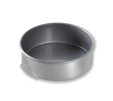 Chicago Metallic 46025 Cake Pan, 6" x 2" , Steel, AMERICOAT® Glaze, Non‑PFAS, Made in USA