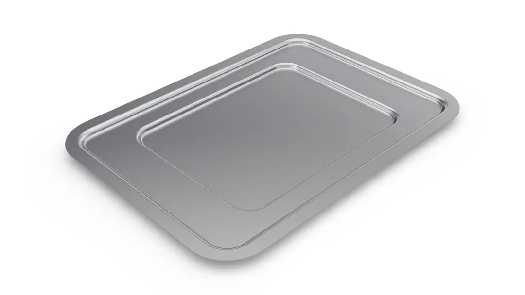 Chicago Metallic 90800 Pizza Pan Lid, 11-3/16" x 15-1/8" x 1/2", Aluminum Cover, USA