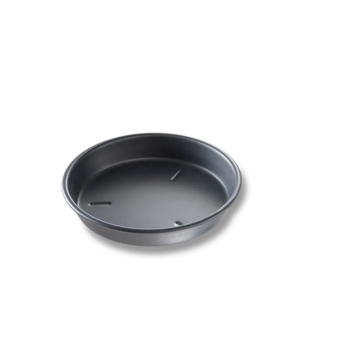 Chicago Metallic 91090 BĀKALON Pizza Pan, 9" Diameter x 1.5" Deep, 14‑Gauge Aluminum, Made in USA