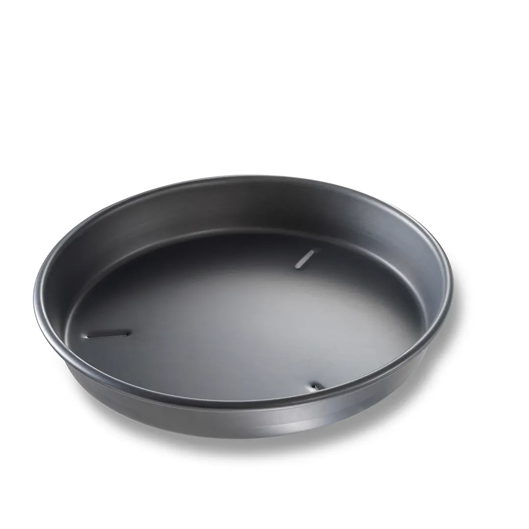 Chicago Metallic 91105 BAKALON Deep Dish Pizza Pan, 10" x 1.5" , 14‑Gauge Aluminum, Nestable
