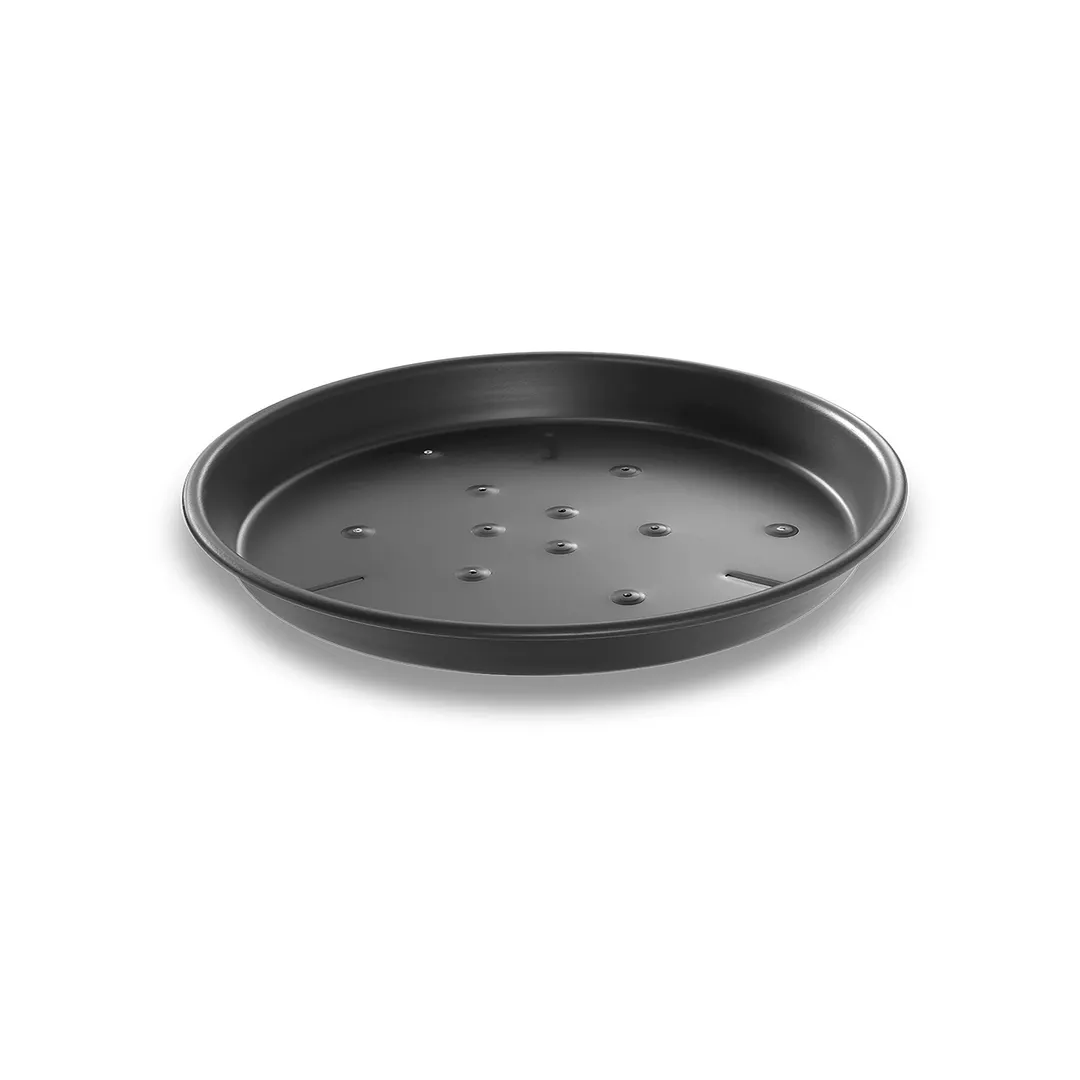 Chicago Metallic 91108 BĀKALON Deep Dish Pizza Pan - 10" x 1.5" 14‑Gauge Perforated Anodized Aluminum