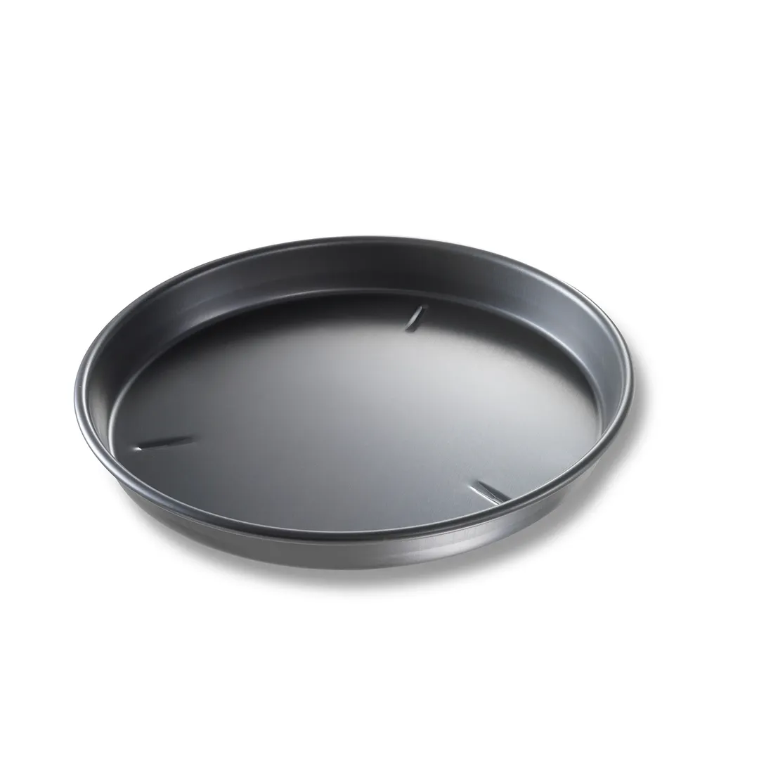 Chicago Metallic Bakeware 91130 - Bākalon Deep Dish Pizza Pan, 13" x 1.5", 14‑Gauge Aluminum