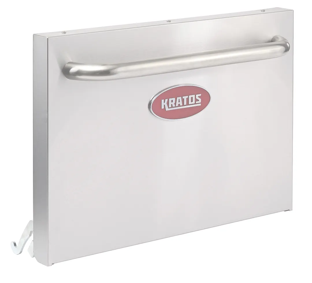 Hubert 117301 Kratos Oven Door Assembly, stainless steel