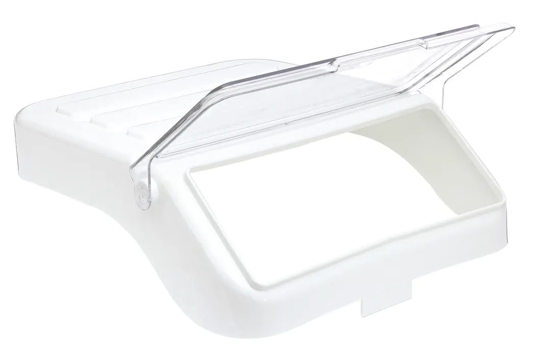 Hubert 122748 Kratos Lid for 200-Cup Ingredient Bin, Polycarbonate Transparent, Snap-Fit Cover