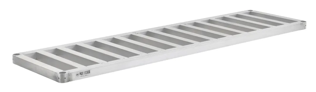 Hubert 145989 Kratos Replacement Bottom/Middle Shelf, 72" W x 20" D, 600 lb, Heavy-Duty Aluminum