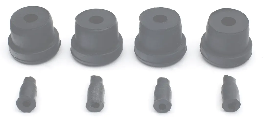 Hubert 25053 Leveler Glides, Kratos Plastic Chair Glides, for Outdoor Steel Chairs Use