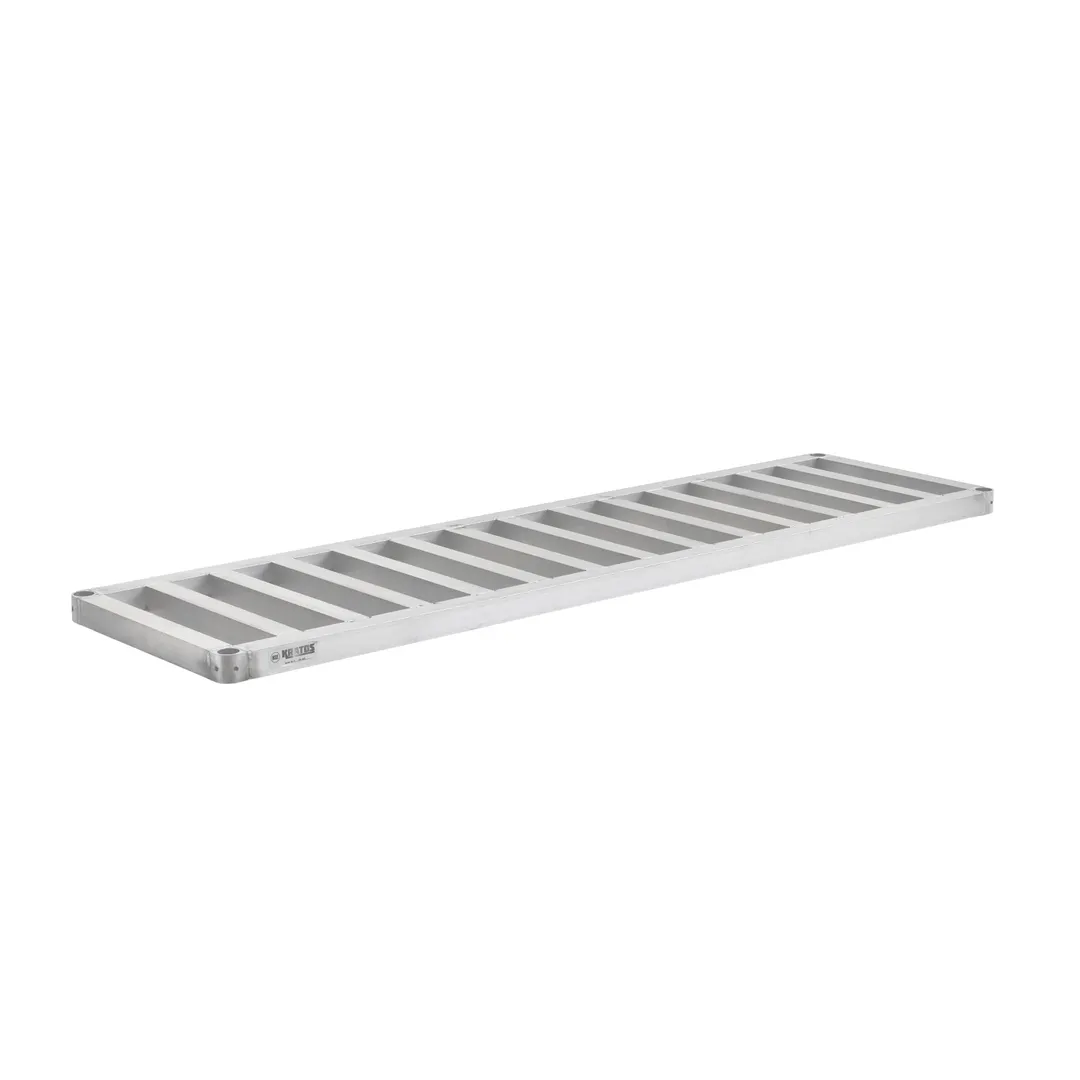 Hubert 35758 Kratos Replacement Bottom/Middle Shelf, 80" W x 20" D, 660 lb, Heavy-Duty Aluminum