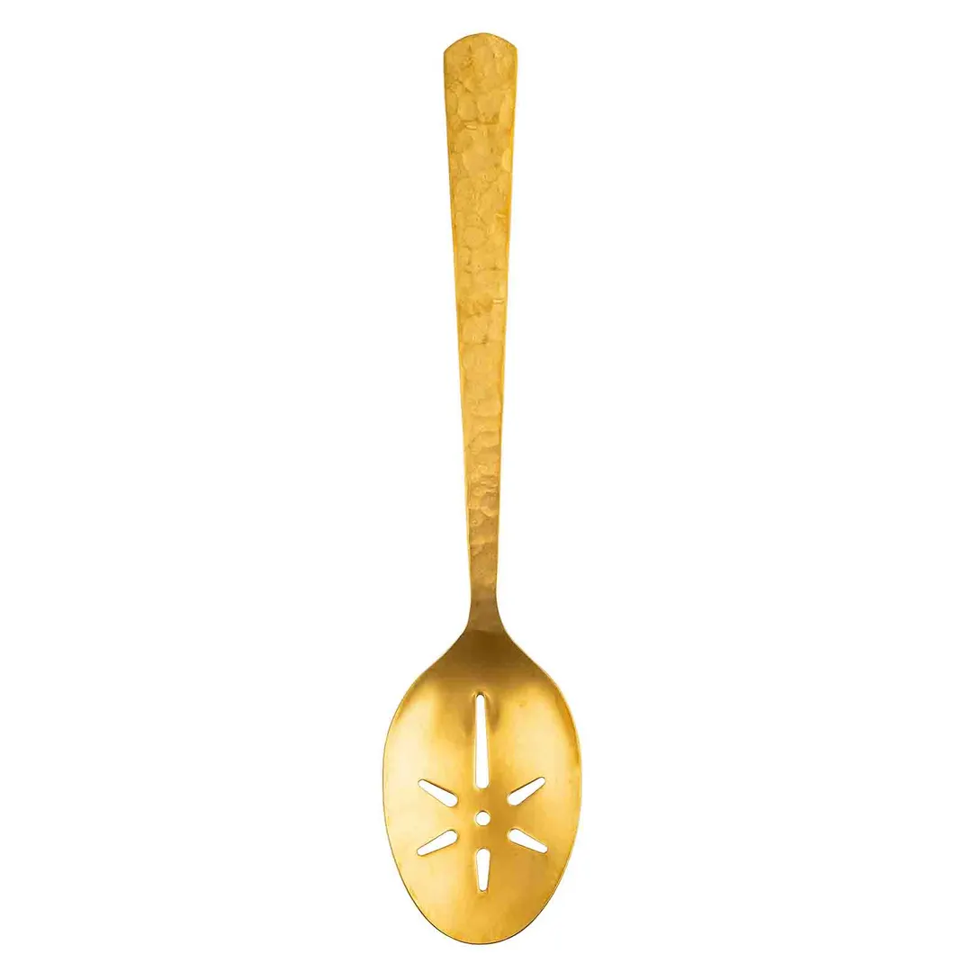 TableCraft Products 12989 Solaire Dinner Spoon, 2.75" x 1.75" x 12.5", PVD Gold Finish, Steel