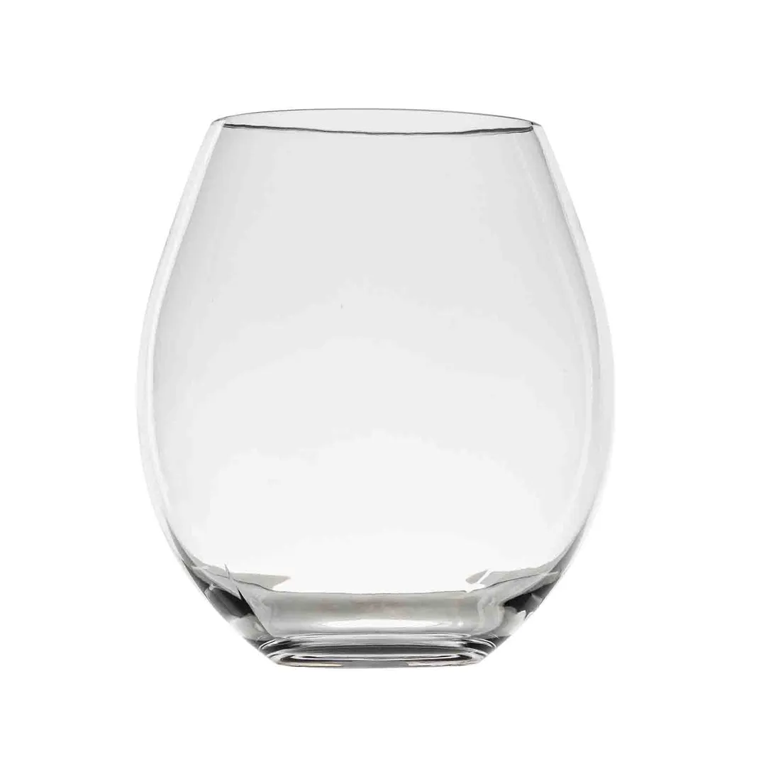TableCraft Products 13261 Luma Collection™ Stemless Wine Glass, 20 oz, 3.625" Dia x 5" H, Tritan