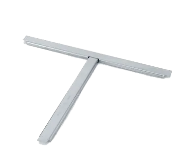 Vollrath 56680 Adapter Bar - T-Shaped 10" x 12-3/4" x 5/16", Stainless Steel, NSF, 2 -1/4-Pan & 1 1/2-Pan