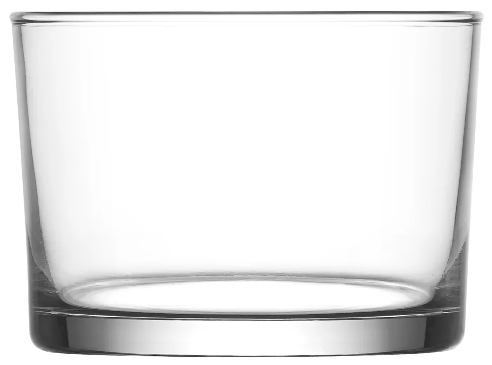 RAK Porcelain 710384Y - Logan Glass, 8.1 oz (3.21" Dia x 2.3" H), Non‑Tempered, 24/Case