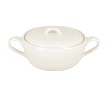 RAK Porcelain ANSD26 - Soup Tureen 84.55 oz 10.25" Dia., Lid, Handles, Oven Porcelain - Case