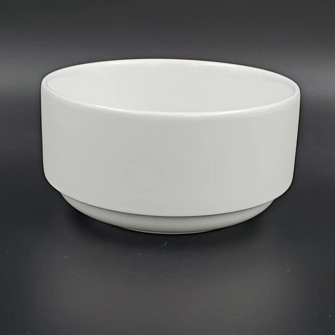 RAK Porcelain ASBABW12 Soup Bowl, 16-Ounce 4.7" Dia x 2.35" H, Porcelain, Stackable - 12/Case