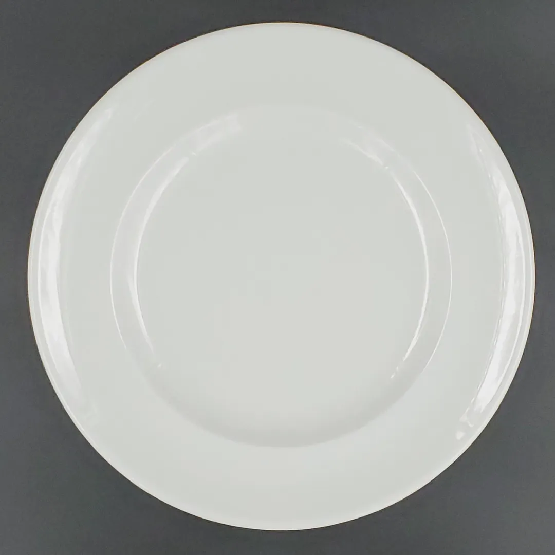 RAK Porcelain ASCLFP15 - Round Plate 5.9"" Dia x 4"" H, Wide Rim, Porcelain, Safe - 24/Case