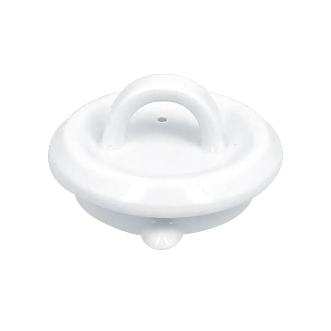 RAK Porcelain ASCP35LD Coffee Pot Lid, White Porcelain, Oven Microwave Safe - 12/Case