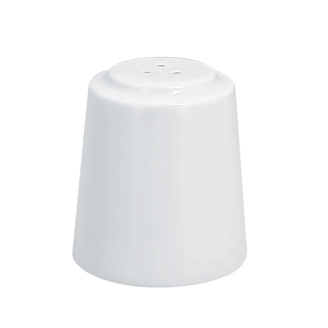 RAK Porcelain ASSS01 - Salt Shaker, White Porcelain, Reinforced, Fridge Freezer Oven Safe, - 6/Case