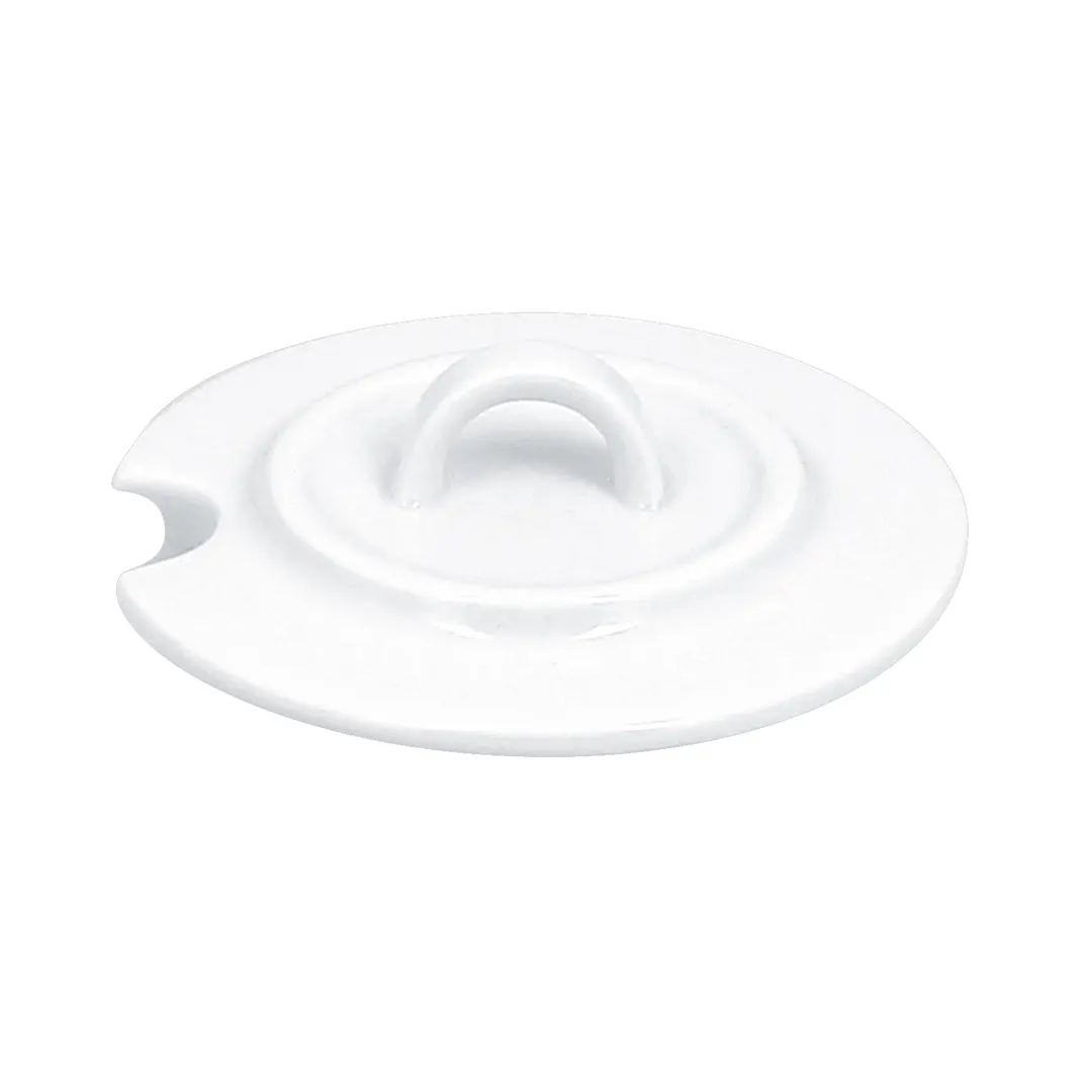 RAK Porcelain ASSU23LD - Sugar Bowl Lid, White Porcelain, Microwave/Freezer/Dishwasher Safe - 12/Case