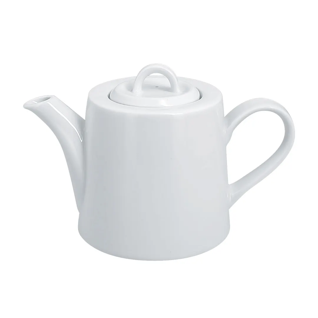 RAK Porcelain ASTP45 - 15‑2/9 oz Porcelain Coffee Pot/Teapot with Lid, Oven‑Microwave Safe - 1/Case