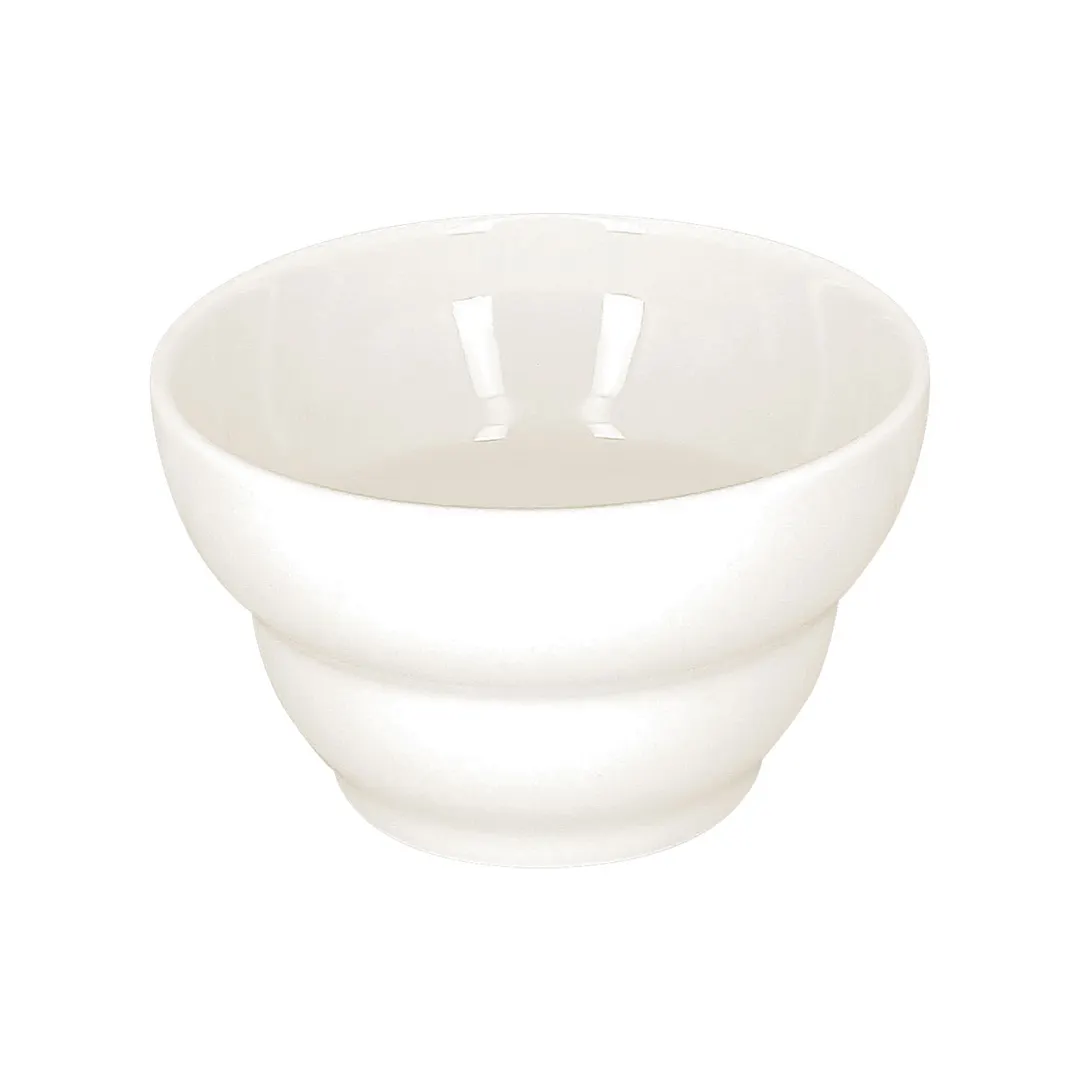 RAK Porcelain AUDWB44 - Aurea Duo Wave Bowl, 4" Dia, 14 oz, Porcelain, Microwave Safe - 6/Case