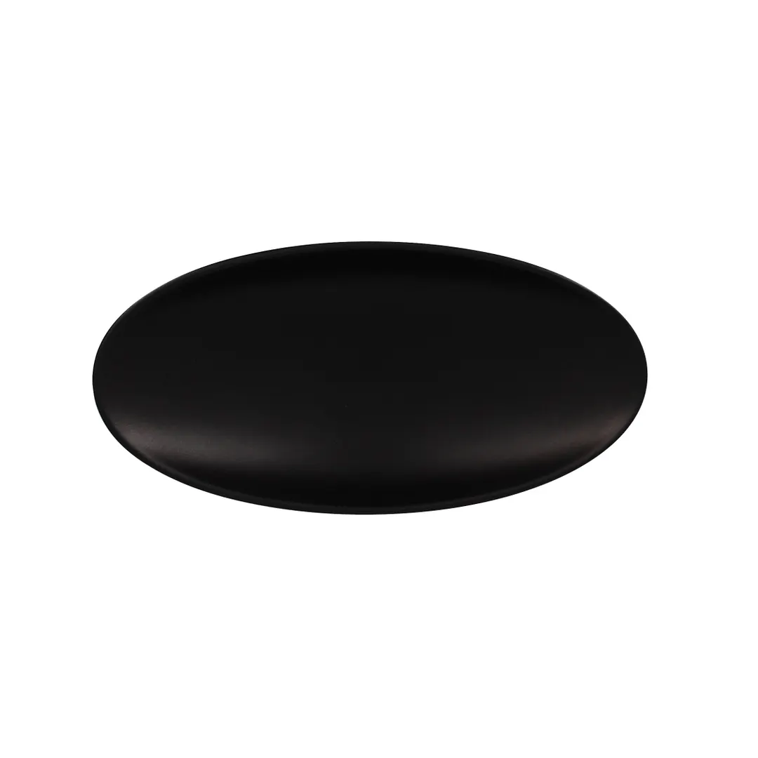 RAK Porcelain AUOB20BKM - 8" Black Porcelain Bowl, 6.75 oz Capacity, Oven/Microwave Safe - 6/Case