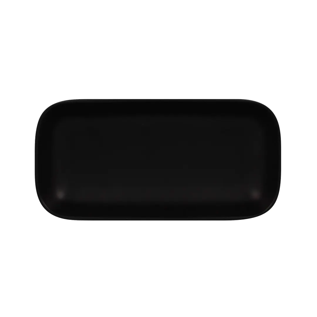 RAK Porcelain AURBM22BKM - 11 oz Black Porcelain Bowl 8"5/8" x 4"3/8", Lead‑Free Oven‑Safe - 12/Case