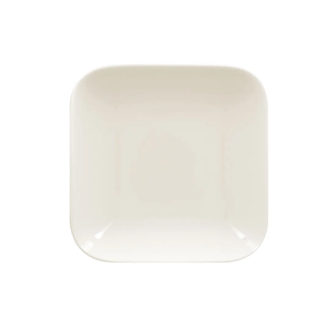 RAK Porcelain AUSB15 - Square 5" 11oz Aurea Bowl, Porcelain, Lead‑Free, Oven Safe - 12/Case