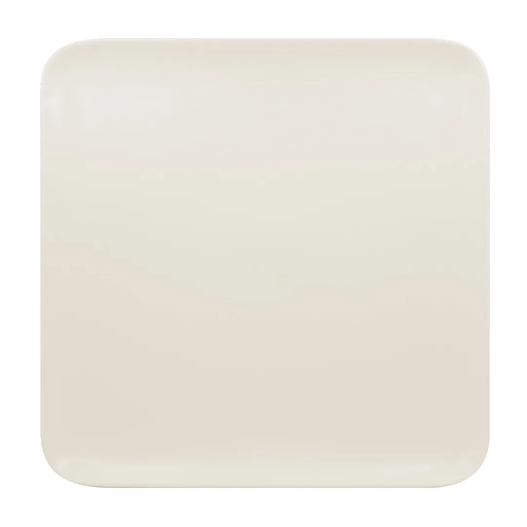 RAK Porcelain AUSP30 Aurea Square Plate, 11.8" Porcelain, Oven/Microwave/Dishwasher Safe - 6/Case