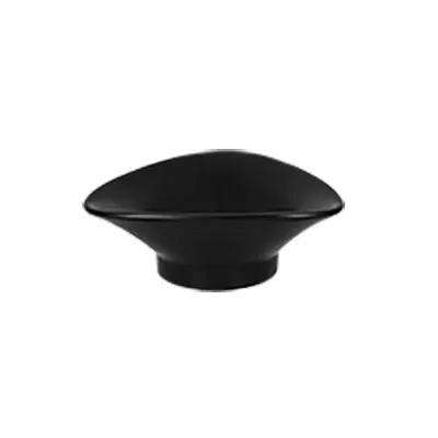 RAK Porcelain AUTB21GB - Triangular Black Porcelain Bowl 5½" Dia 7 oz Oven Safe - 12/Case