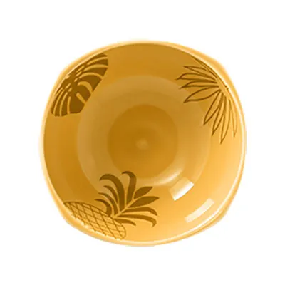 RAK Porcelain AZSKBW40YE - Aztek 13.55 oz Yellow Bowl, 5.1" Dia, Oven/Microwave Safe - 12/Case