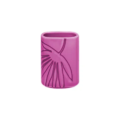 RAK Porcelain AZSKTH01PK Aztek Toothpick Holder Pink Porcelain, Fridge Oven Dishwasher Safe - 6/Case