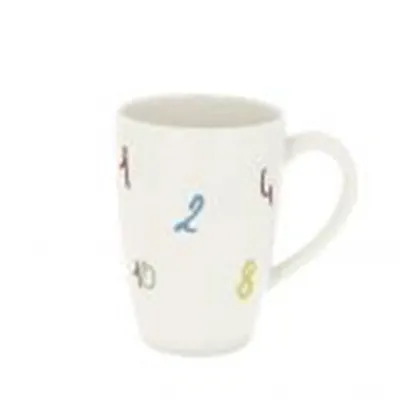 RAK Porcelain BA26082001 Skola Mug, 8.8 oz 0.26 Qt Porcelain, Oven/Microwave Safe - 6/Case