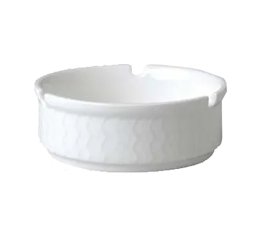 RAK Porcelain BAAT01D1 - Leon Ashtray, 4" Porcelain, Dishwasher Safe, Chip Resistance - 12/Case