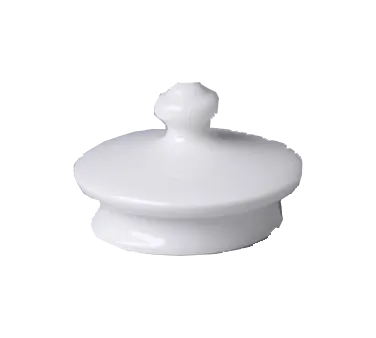 RAK Porcelain BACPLD1 Coffee Pot Lid, Porcelain, Dishwasher Safe, High Chip Resistance - 12/Case