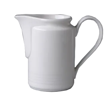 RAK Porcelain BACR35D7 - Rondo Creamer Pitcher 11.85 oz Porcelain with Handle Embossed - 6/Case