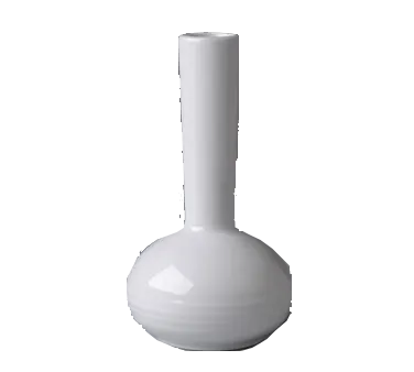RAK Porcelain BAFV01D7 Rondo Vase, 6" Embossed Porcelain, Dishwasher Safe, Chip Resistant - 6/Case
