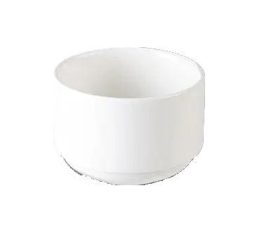 RAK Porcelain BASH02 - Sugar Packet Holder, 7.8 oz, 3" Round Porcelain, Chip Resistant - 12/Case